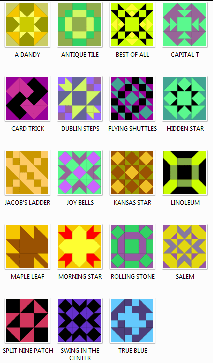 Nine Patch Quilt Block Patterns