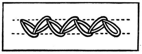 Embroidery Zigzag Chain Stitch