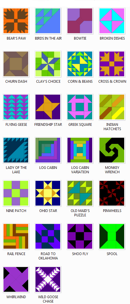 Traditional Quilt Block Patterns