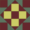 Cross Within Free Patchwork Quilt Block Pattern