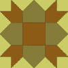 Weathervane Free Patchwork Quilt Block Pattern
