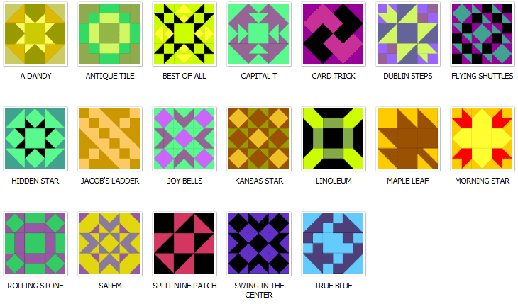 Nine Patch Quilt Block Patterns
