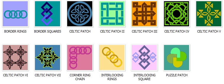 Celtic Applique Quilt Block Patterns