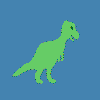 T- Rex Dinosaur Free Applique Quilt Block Patern